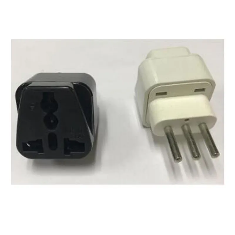 Manufacturer Universal US USA EU European to Italy Travel 3 pin Plug Adapter Power Adaptor
