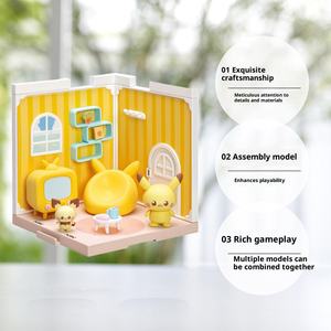 Offre Spéciale Poke Mon <span class=keywords><strong>Pikachu</strong></span> Elf House Assembly Model Safe Toy Cadeau de Noël parfait pour garçons et filles - Product Image 3