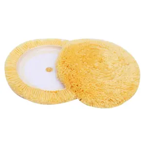 Car body cleaning wool pad automatic surface polishing and waxing wool ball fiber polishing pad for car beauty