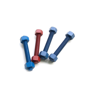 API 20e iplik çubuk <span class=keywords><strong>Xylan</strong></span> floropolimer kaplama B7 L7 1 "-8un Pitch saplama cıvata ve somun - Product Image 2