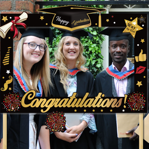 Set Originale di 22 Pezzi Tema Oro e Nero con Cornice per Foto di Laurea, Accessori per Fotografia - Product Image 2