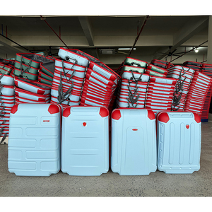 Vente directe usine – Ensemble de 12 valises ABS avec grandes protections d'angle, semi-finies SKD, sacs de voyage à roulettes, ensembles de bagages ABS - Product Image 2