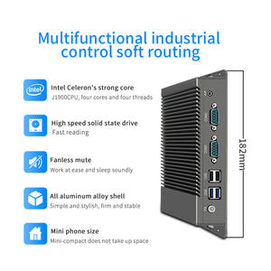 Guanfeng <span class=keywords><strong>J3455</strong></span> N2830 2 * Realtek 8111F กิกะบิต NICs 2COM Computadora เดสก์ท็อปคอมพิวเตอร์มินิบราเดอร์เกมพีซี - Product Image 3