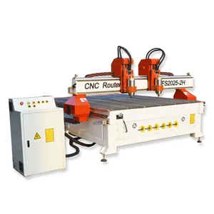 Multi spindle cnc router 1300*2500 3d cnc carving machine for wood door composite doors