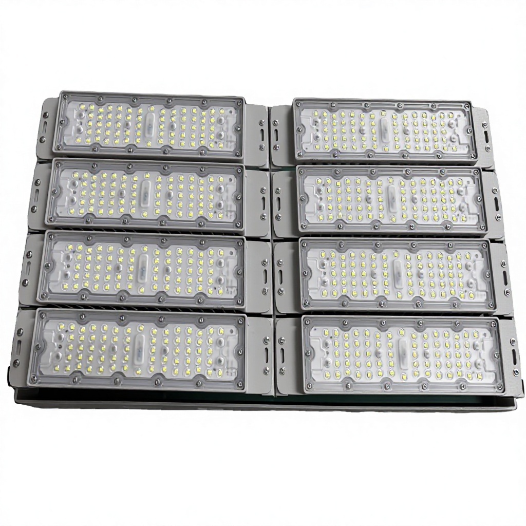 Super Bright 400W IP66 Waterproof Modular Die-Cast Aluminum 50000LM 6000K LED Flood Light for Outdoor Football Stadium Arena