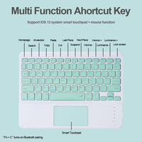 Étui clavier tactile de protection 10,2 pouces pour iPad 8e génération compatible avec le Magic Keyboard en PU et PC fabriqué pour les professionnels