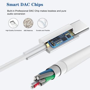 Cable Auxiliar de Nailon <span class=keywords><strong>HANTAI</strong></span> Ht-23 de Alta Calidad, 1M, para iPhone y Samsung, Conector de 3.5mm, Compatible con Auriculares, Altavoces Estéreo para Casa/Auto, 4K 8K - Product Image 2