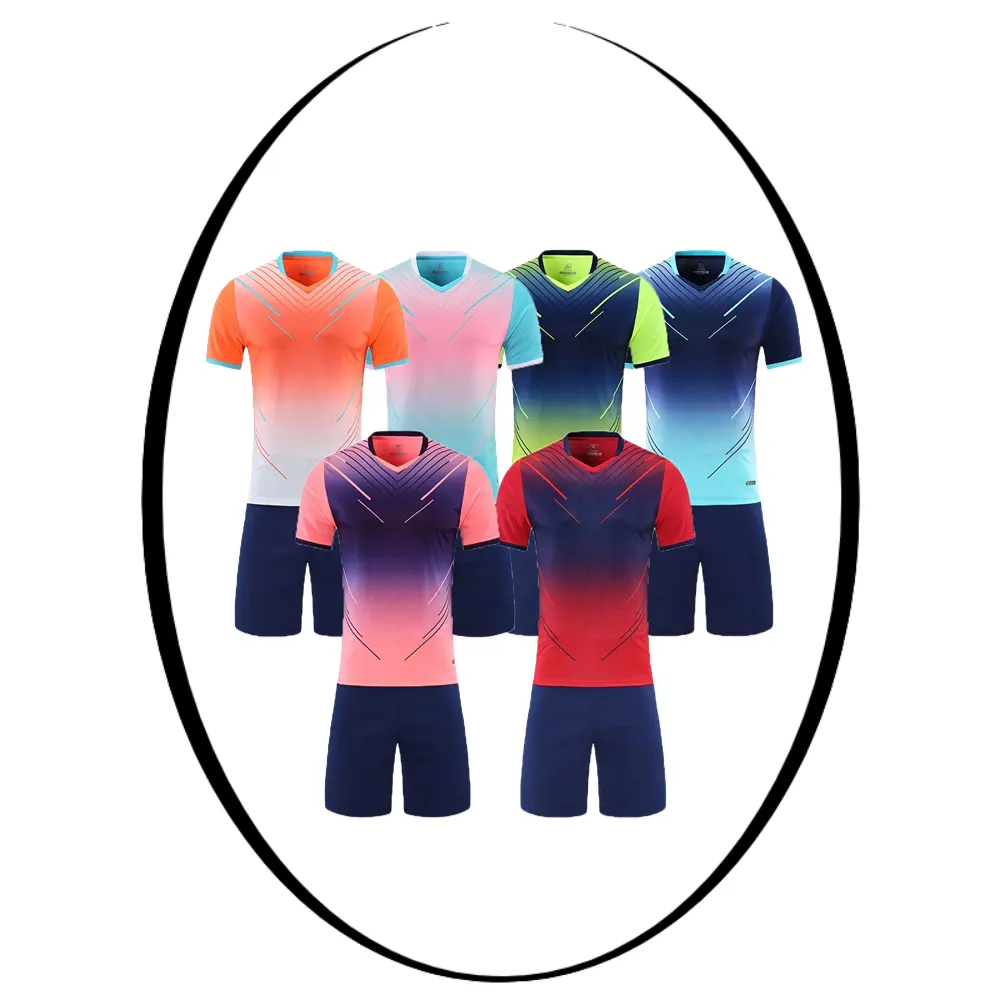 2022 2023 yüceltilmiş özelleştirmek ucuz futbol t shirt toptan üniforma çocuklar futbol kiti