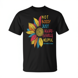 Camiseta con estampado de girasoles coloridos, no agresivos, solo son simplemente muy amables - Product Image 2