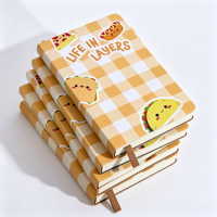 Cuaderno de Tapa Dura Personalizado al por Mayor, Mini Diario A6 con Diseño Kawaii y de Dibujos Animados para Chicas, Ideal para Tomar Notas Diarias en Diversas Ocasiones