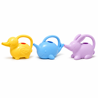 Arrosoir en plastique en forme de dinosaure pour enfants, outil de jardinage extérieur pour l'entretien des plantes avec poignée, couleur personnalisée, vente en gros