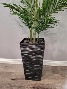 Grand <span class=keywords><strong>pot</strong></span> de fleurs en <span class=keywords><strong>plastique</strong></span> moderne et durable pour le sol, la maison et le jardin - Jardinière décorative - Product Image 3
