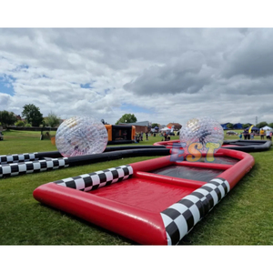 Piste de course de boules roulantes gonflables Pistes de course gonflables pour voitures tamponneuses Arena Mur de clôture gonflable - Product Image 4