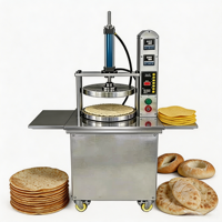 Presse à pâte industrielle robuste multi-spécifications pour tortillas, crêpes, pancakes et chapatis, idéale pour les usines agroalimentaires