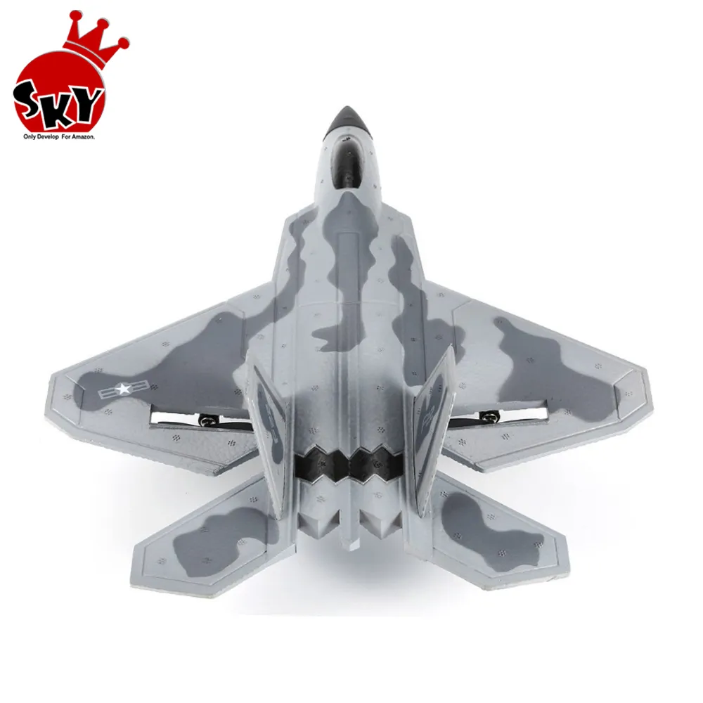 2.4GHz F-22 RC uçak Model oyuncaklar abd F22 Raptor savaş Fly 150m EPP köpük planör uçak modeli oyuncak çocuklar için hediye koleksiyonu