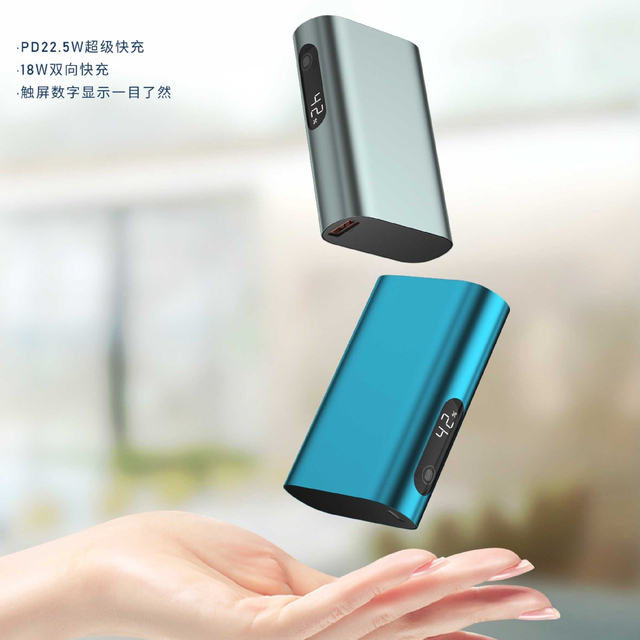 Black ABS Powerbank 10050mah Fast Usb Polymer Qc2.0 Power Bank Set for Anker