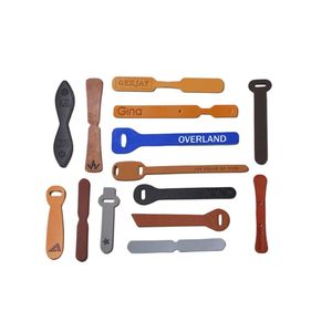 Chất lượng cao tùy chỉnh PU da dây kéo thanh trượt bán buôn kim loại dây kéo puller với chất lượng cao da dây kéo thanh trượt - Product Image 5