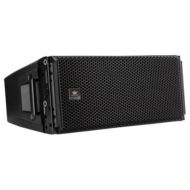 Professional Line Array System Dual 12 Inch 3-Way High Sensitivity Speaker for Multi-function Halls & Theaters & Outdoor Shows