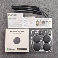 Traceur GPS 4G intelligent pour clés de voiture, animaux de compagnie (chats, chiens), porte-clés, téléphone, compatible iOS et Android, mini-dispositif anti-perte, localisateur Air Tracker