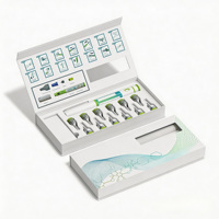 Op maat gemaakte premium eco-vriendelijke handgemaakte magnetische geschenkdozen met matte laminatiefolie voor collageen & peptide supplementen