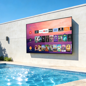 Téléviseur intelligent d'extérieur à grand écran de 75 pouces, 4K, 1000 nits, visible en plein soleil, IP65, résistant aux intempéries, pour le jardin - Product Image 5