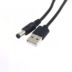 24V DC 5.5มม. 5.5x2.1มม. 2.5มม. ตัวผู้สายชาร์จ USB มุมขวา5.5x2.5มม. DC5521ขั้วต่อ USB - Product Image 6