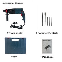 Marteau perforateur électrique haute puissance de type 26 multifonction intégré en béton de qualité industrielle-Nouveau marteau à percussion pour perceuse électrique