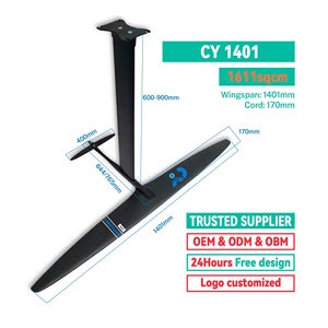 Équipement de <span class=keywords><strong>surf</strong></span> à foils CY-1401 unisexe Nouveau matériau en carbone Accessoires d'hydroptères pour le <span class=keywords><strong>kite</strong></span> <span class=keywords><strong>surf</strong></span> et les sports nautiques - Product Image 1