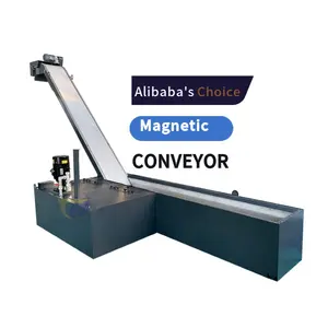 CNC magnetic chip removal machine magnetic conveyor cutting fluid with magnetic debris