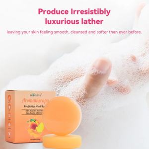 Wholesale Probiotics Yoni <b>Soap</b> Handmade Vegan Vaginal Bath Bar Moisturizer <b>Whitening</b> Tightening Private Label Handmade - Product Image 6