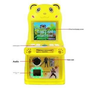 Machine de jeu d'arcade thème ours mignon, 2 joueurs, écran LCD HD, fonctionne à pièces, machine d'arcade rétro <span class=keywords><strong>Street</strong></span> <span class=keywords><strong>Fighter</strong></span> pour salle de jeux commerciale - Product Image 4