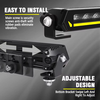 Barre lumineuse LED certifiée CE RoHS de 31,5 pouces, à une seule rangée, DRL, pour conduite tout-terrain, étanche IP67, pour camions et SUV neufs