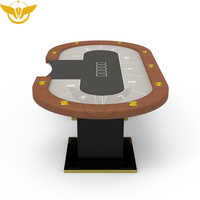 Table de Poker Texas Hold'em Cadre Personnalisable YH – Jeu de Casino Premium pour le Divertissement