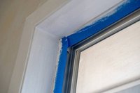 Einseitiger Acryl kleber Aufkleber PE Stoffband 25m Länge und 30mm Breite Karton versiegelung und Stuck malerei Stuck band