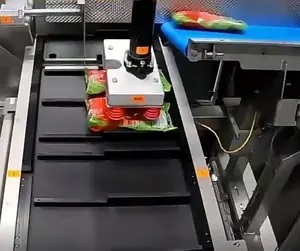 Máquina de embalagem de caixa de papelão, robô para alimentos, ovos, salsichas, batatas fritas, sacola, embalagem de saco robótica