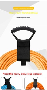 Sangle de rangement robuste en gros avec crochets et boucles, organisateur de câbles avec poignée pour tuyaux de piscine et câbles de jardin - Product Image 6