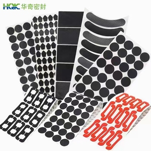 Nhà máy tùy chỉnh tự dính hình dạng khác nhau chống trượt Pad cao su chân Silicone niêm phong Gasket phẳng - Product Image 4