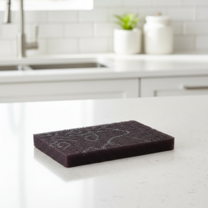 Single Pack Rectangular Non-Woven Scouring Pad Taiwan Made Safe Cleaner For Stainless Steel Kitchenware - Product Image 3