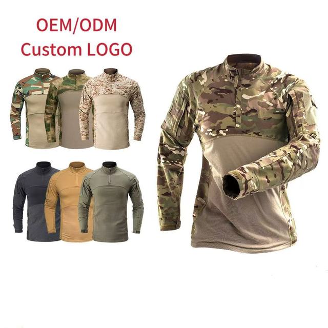 Wholesale Logo, Outdoor Custom Tactical Clothing, Uniform, Shirt, Cargo Pants, Training Clothes, Multi-color Camouflage Suit