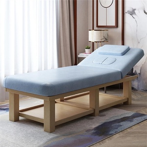 Kisen Foshan - Entrega Directa de Fábrica - Muebles para Salón de Belleza - Camilla de Masaje Eléctrica con Base Dorada - Cama Facial para Spa de Belleza - Venta al por Mayor - Product Image 3