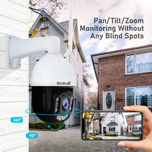 Jidetech câmera de vídeo, wi-fi 5mp 15fps ip câmera app camhi pro 20x óptica + <span class=keywords><strong>zoom</strong></span> digital 10x ptz ip câmera externa <span class=keywords><strong>zoom</strong></span> <span class=keywords><strong>200x</strong></span> - Product Image 2