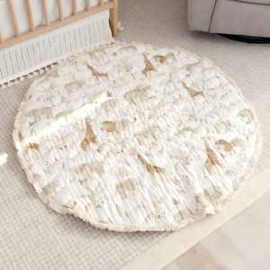 Tapete de Actividades para Bebés, 40x40 Pulgadas, Tapete de Juego Reversible para Niños y Niñas, Diseño de Jungla - Product Image 6