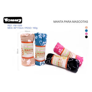 Manta para mascotas Yommy de 80x80cm, suave y afelpada, para un abrigo acogedor. - Product Image 5