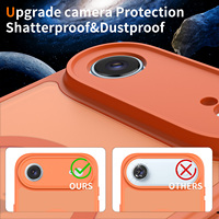 Coque de protection antichoc mate en TPU+PC pour appareil photo, style urbain, pour séries 18 Pro/18 Pro Max/17/16/15/14/13
