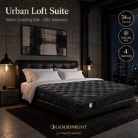 Matelas surmatelas durable pour hôtel, en mousse à mémoire de forme gel, compressé sous vide, norme BS7177, tailles King, Queen et sur mesure, fournisseur OEM