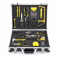 HEHE OEM Ensemble d'outils de réparation pour la maison et l'automobile de 62 pièces, outils à main multifonctionnels avec étui rigide - Réparations quotidiennes, cadeau