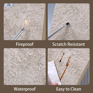 Paneles de Pared de PVC con Textura 3D de Mármol UV de Alto Brillo, Láminas de Piedra Sinterizada, Impermeables, para Baño, Hogar, Profesional - Product Image 5