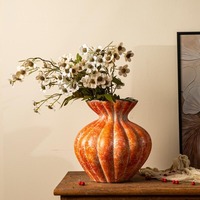 Vase à fleurs rétro de style campagnard américain, décoration d'appoint pour la maison, présentoir floral hydroponique