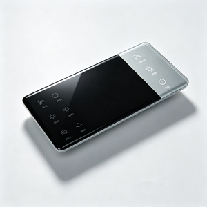 Panneau tactile en verre personnalisé OEM pour appareil audio, contrôle du volume des basses M TWS, chargement USB, impression sérigraphiée pour PC et PET - Product Image 5