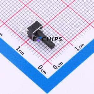 TS09-CBW1EH10.0 Tactile Switch Through hole-4P,4.5x4.5mm Switch Single Pole Single Throw Round Button 1.8N Through Hole - Product Image 1